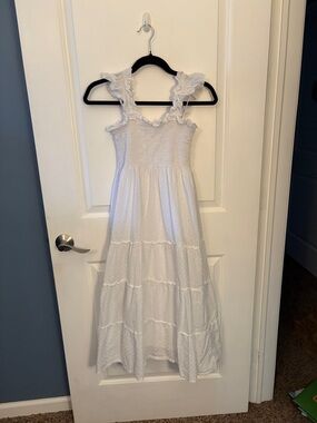 Hill House Nap Dress White (slip included)